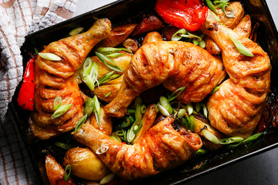 Chicken, Chorizo and Vegetable Traybake | HG Walter Ltd