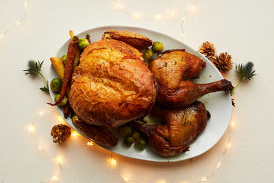Crown Roasted Turkey with Confit Legs