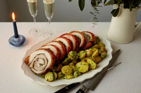 Pork Belly Porchetta with Buttered Potatoes