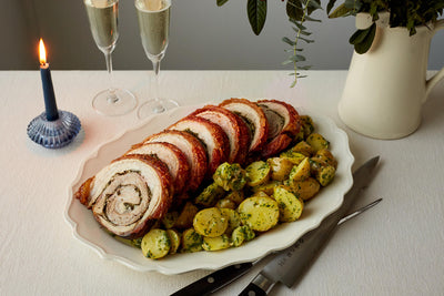 Pork Belly Porchetta with Buttered Potatoes | HG Walter Recipe