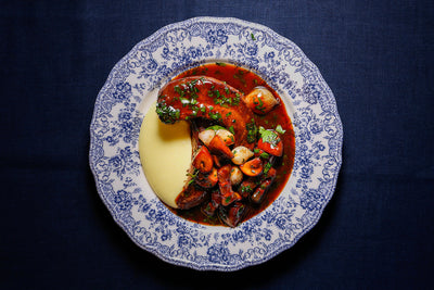 Beef Heart Bourguignon