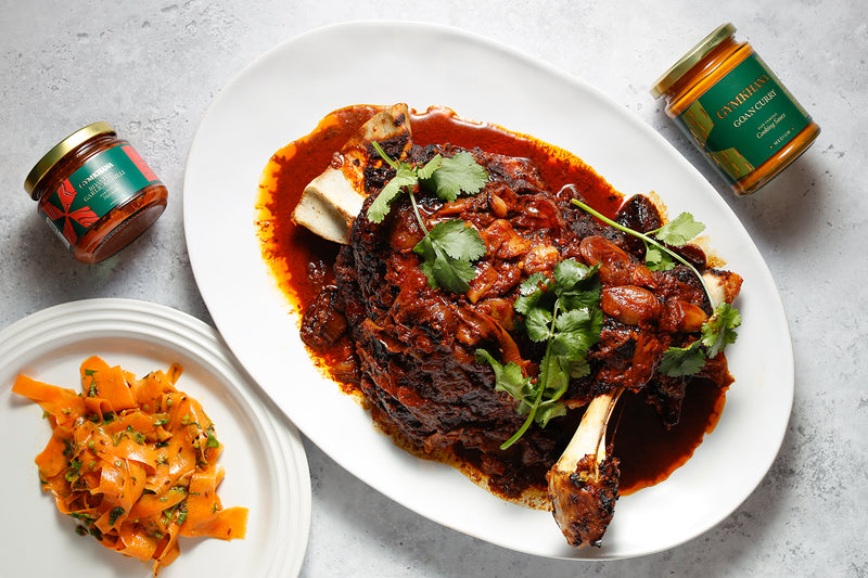 Gymkhana x HG Walter Garlic & Chilli Slow Roast Lamb Shoulder