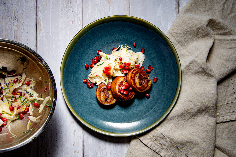 Lamb Breast with Fennel Salad