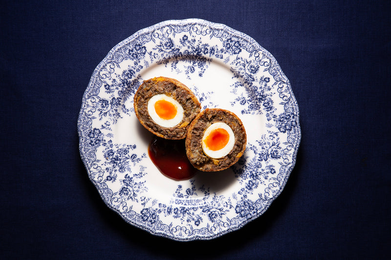 Leftover Haggis Scotch Egg