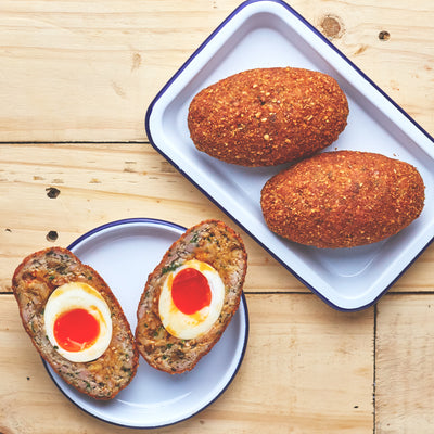 HG X BELAZU: Chicken & Truffle Scotch Egg