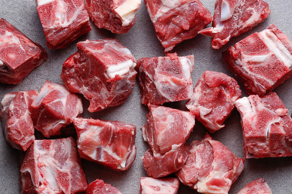 Goat Neck On The Bone Diced | HG Walter