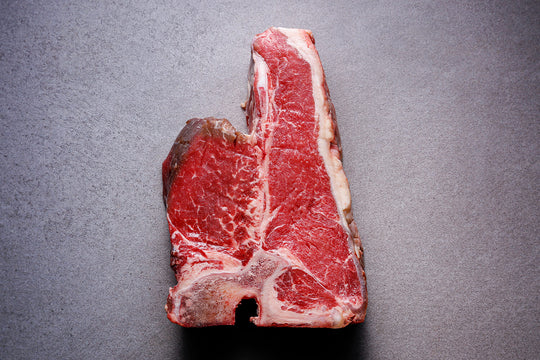 Belted Galloway Beef T-Bone Steak