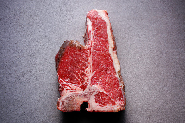 Belted Galloway Beef T-Bone Steak