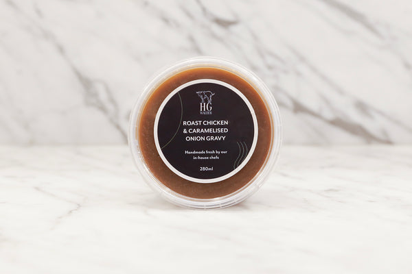 Handmade Roast Chicken & Caramelised Onion Gravy 280ml | HG Walter Ltd