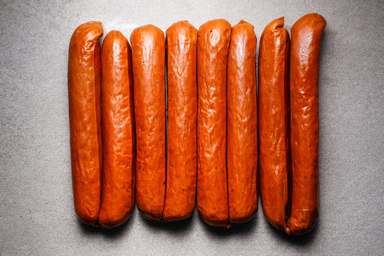 Earl Stonham Wagyu Beef Jalapeño & Cheddar Hot Dogs