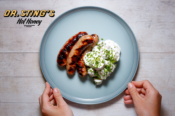 HG Walter X Dr Stings. Hot Honey, Pork, Cider Sausages