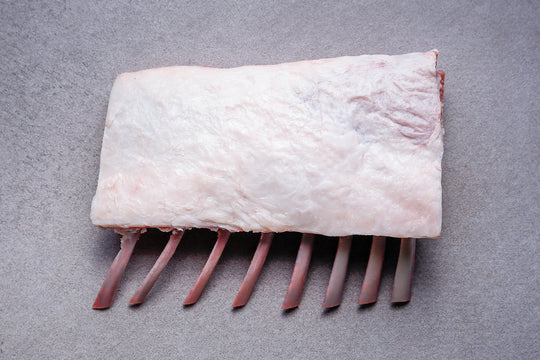 French-Trimmed Rack of Jacob Hogget