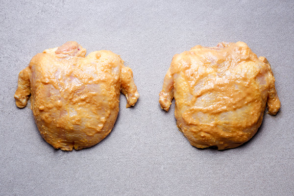 Miso and Lime Marinated Boneless Poussin