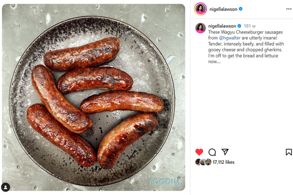 Earl Stonham Wagyu Beef Cheeseburger Sausages
