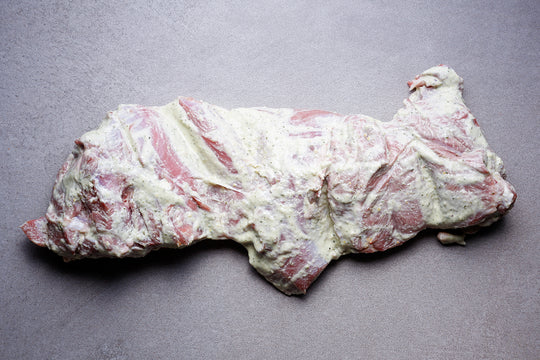 Garlic, Rosemary and Lemon Marinated Butterflied Leg of Lamb