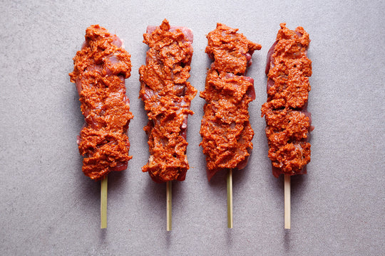 Tikka Lamb Rump Brochettes