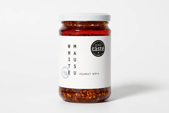 White Mausu Peanut Rayu Extra Hot 240g