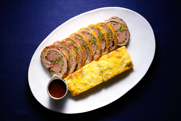 Stuffed Lamb Saddle