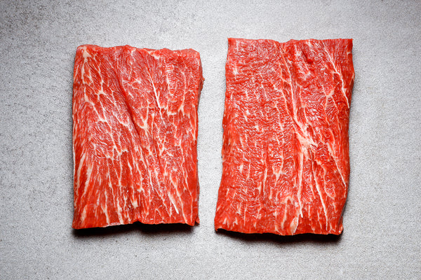 Grass Fed Beef Flat Iron Steaks | HG Walter Ltd